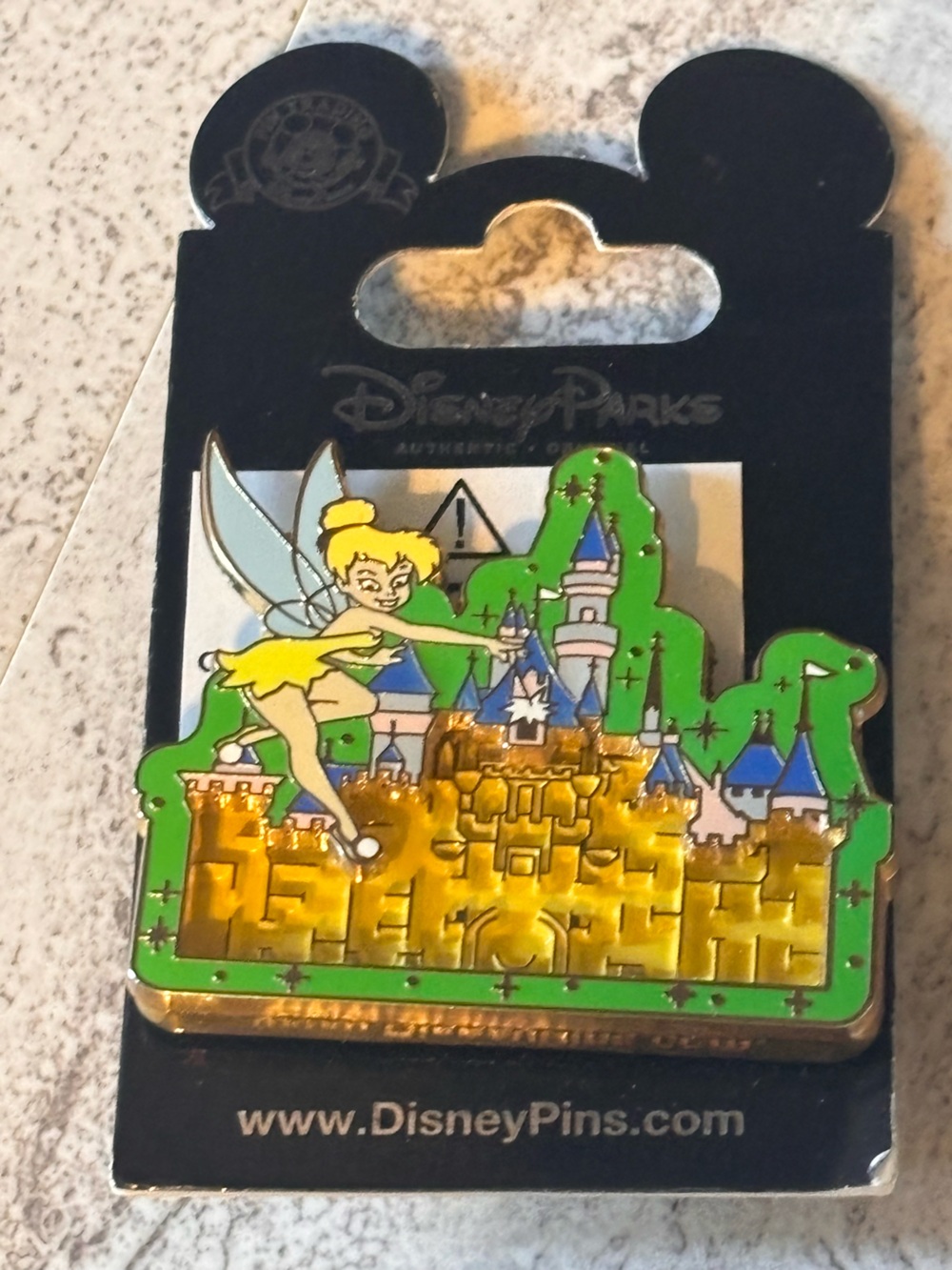 Tinker Bell Peter Pan Castle Maze Puzzle Disneyland Resort Pin